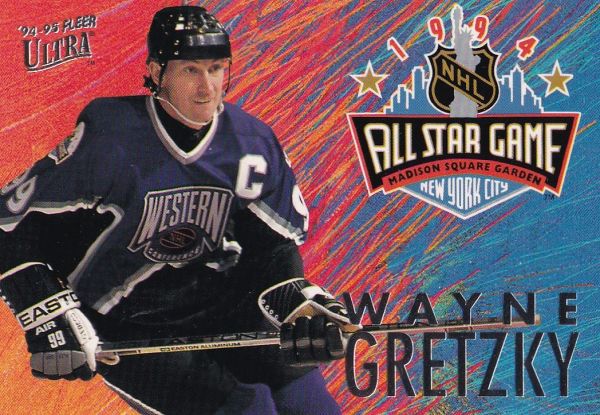 insert karta WAYNE GRETZKY 94-95 Fleer Ultra All-Star Game číslo 10 of 12